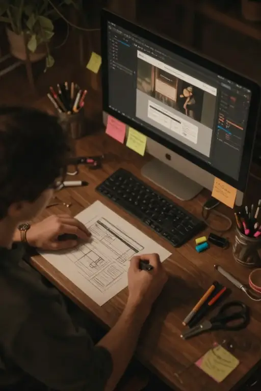 Apercu du site web design
